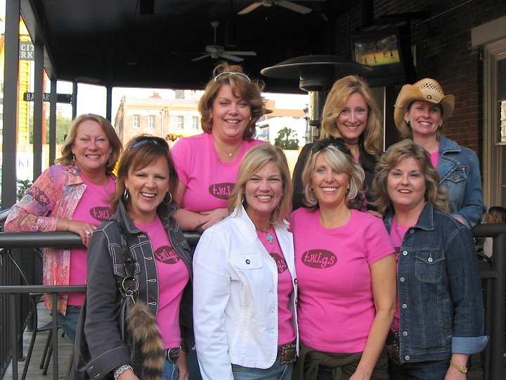 Vandy, Jill, Sherra, Rhonda, Tracy, Lacy, Dee Dee and Mindy
