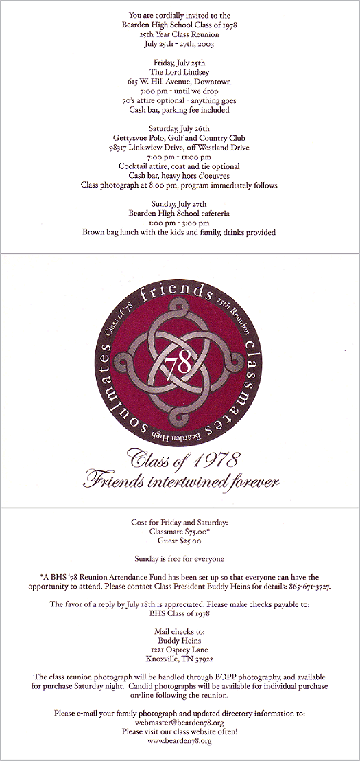 Reunion Invitation