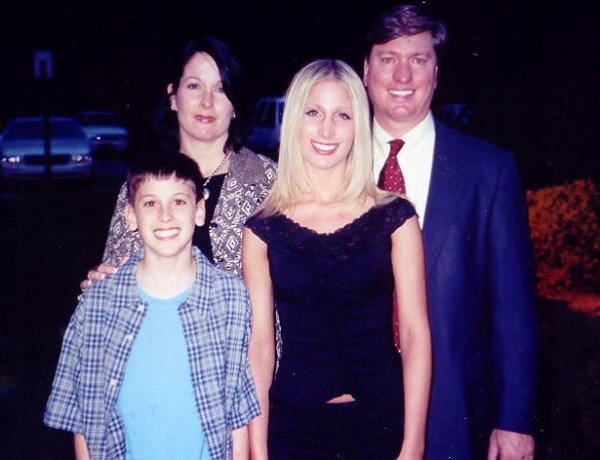 Pam Milici Treece, husband Treece, daughter Allyson, and son Matthew.